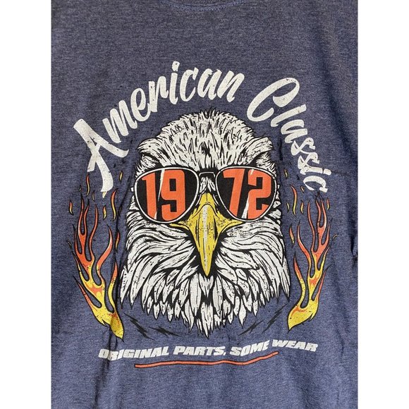 American Classic Eagle 1972 T-Shirt Mens Size 2XL Short Sleeve Gun Show Graphic - Picture 4 of 8